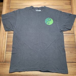 Fifth Sun SS Black Unisex Tee w/ Small "420" Yin Yang Graphic - Size Large